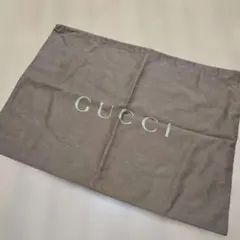 GUCCI ロゴ入りブラウンショッパー袋保存袋