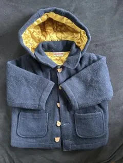 CHIECO SAKU レトロくま刺繍 フード付コート 100