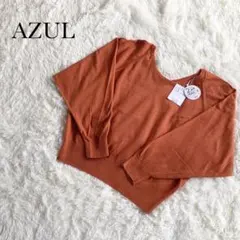 値下げしました！AZUL Uネック Vネック 2WAY ニット