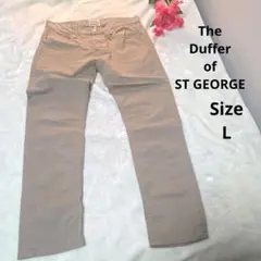 【オシャレ☆The Duffer of ST GEORGE】茶　デニムパンツ　Lのサムネイル