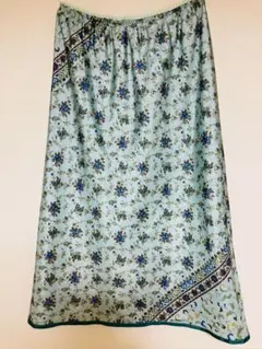 新品】MARIO VALENTINO エプロン /花柄 ブルー - メルカリ