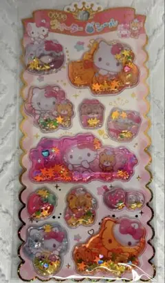 【正規品】キラキラウォーターシールinハローキティ　サンリオ【未開封】