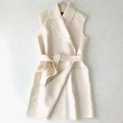 JIL SANDER ノースリーブジャケット ベスト ホワイト - メルカリ