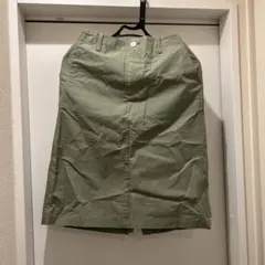 FORK&SPOON カーキコットンスカート