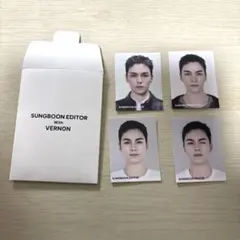 【非売品】成分エディター 特典 バーノン 証明写真 4枚　メガ割特典