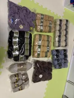 毛糸まとめ売り ダイヤモンド他多数 未使用中心 大容量 ハンドメイド作家向け