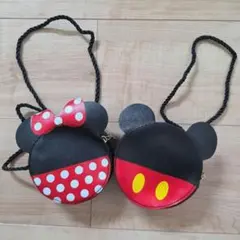 ミニーマウス＆ミッキーマウス ポシェット 2個セット