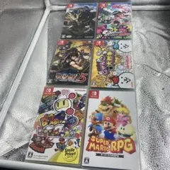 【A193】Nintendo Switch ゲームソフト 6つまとめ売り
