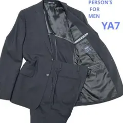 PERSON’S FOR MEN スーツ セットアップ YA7 黒　静電気防止