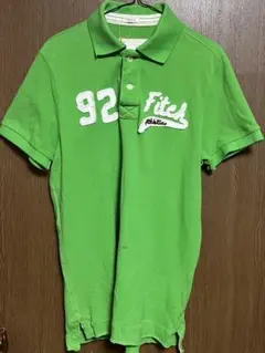 アバクロ　半袖ポロシャツ　グリーン　L