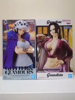 448.ワンピース　ハンコック　女体化ロー　最新プライズ　２体セット