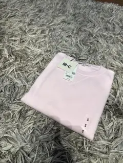 UNIQLO ユニクロ　スムースコットン　クルーネックセーター　ピンク　新品