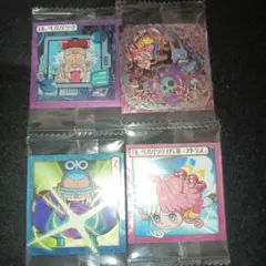 ワンピース大海賊シールウエハース13　4種類