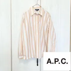 AYAKA様専用A.P.C. 手書き風 ストライプ シャツ