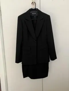 西裝黑色三件組(西裝外套・裙子・洋裝) 9號