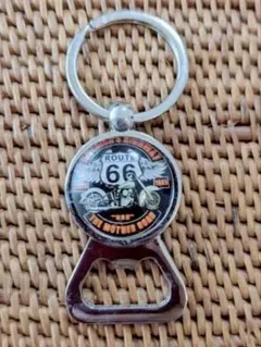 アメカジ　シルバーカラビナ　栓抜き　ビンテージ　アクセサリ　シンプル　メンズ