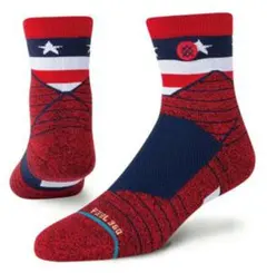 【新品タグ付】STANCE AMERICAN QTR パフォーマンスソックスのサムネイル