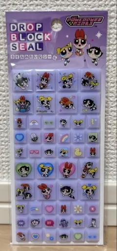 正規品、店舗購入　パワパフ　タイルシール　パワーパフガールズ