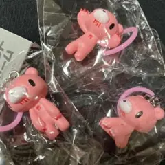 いたずらぐまのグルーミー　マスコットチャームめじるしアクセサリー　３種