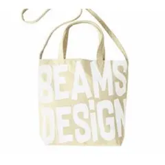 BEAMS DESIGN トートバッグ ベージュ