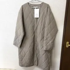 ⑦タグ付き未使用　season reasonキルティングコート