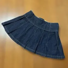 BURBERRY デニム フレアスカート 110A