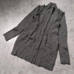 ステラマッカートニー ニットコート Lサイズ グレー イタリア製 ウール100%