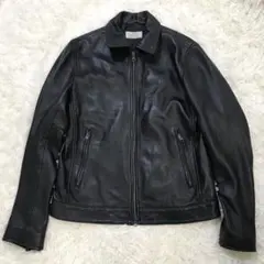 【美品】JOURNAL STANDARD relumeラムレザージップジャケット