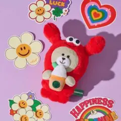 【海外スタバ限定】ベアリスタ× wiggle wiggle コラボ キーチェーン