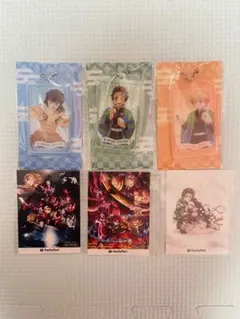 ファミリーマート 鬼滅の刃 アクリルキーホルダー ステッカー セット