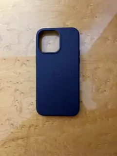 iPhone14 Pro Maxレザーケース　ネイビー　 あんずさん専用