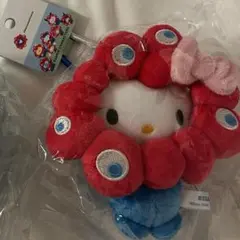 ハローキティ ミャクミャク BCぬいぐるみ カラビナ付き