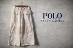 POLO Ralph Lauren カットオフカーゴ　生成り　ドッキングパンツ