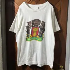 80s 90s Tシャツ 香港 ヴィンテージ シングルステッチ イラストT 短丈 