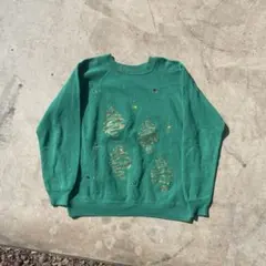 v*n様 古着 90s ヴィンテージ USA製 トレーナー スウェット グリーン