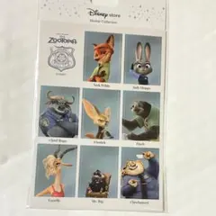卒業アルバム風 ステッカー ズートピア ニック ディズニーストア 新品未開封