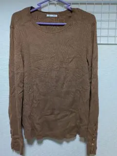 【GU】 ブラウン 長袖 XL