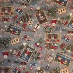 希少　Maggie Angels プリント生地 クリスマス柄