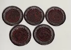 [新品未使用] 茶托 5枚セット