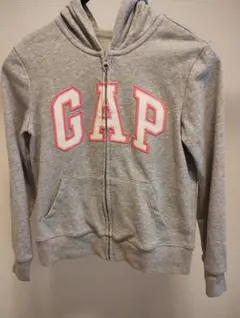 GAP KIDS ジップアップパーカー グレー XL