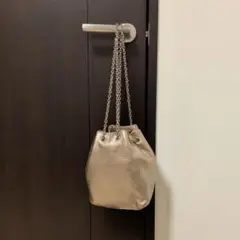リブドロワのチェーンバック　ゴールドのサムネイル