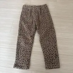 しまむら　ヒョウ柄　ボトムス 100サイズ　裏起毛
