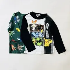 ポケットモンスター 長袖カットソー 2着セット 120cm