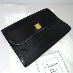 ✨美品✨Christian Dior ディオール トロッター 三つ折り 財布 黒
