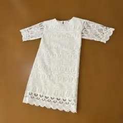 子どもワンピース白