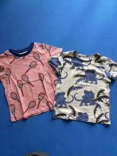 mini rodini 柄Tシャツ 2枚セット　100cmのサムネイル
