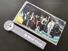 Stray Kids うちわグリップ ウルフチャン バンチャン アプグレグッズ