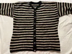 ボーダーニットカーディガン 長袖