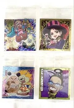 ONE PIECE 大海賊シールウエハース　バギー　アルビダ　モージ　他