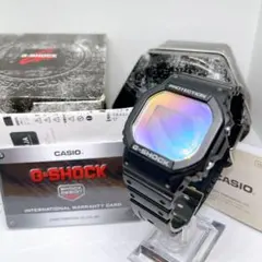 CASIO G-SHOCK 腕時計 ブラック レインボーフェイス